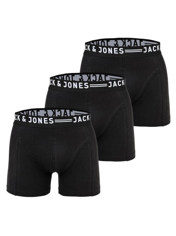 Jack & Jones Boxershort 3er Pack in Schwarz