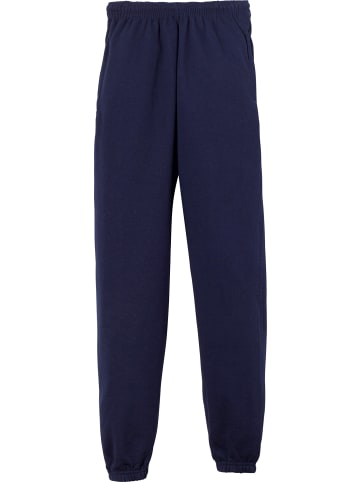 Fruit of the Loom Sweat Unisex-Freizeithose, lang mit Bündchen in dunkelblau
