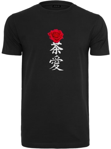 Mister Tee T-Shirt "Asian Sign Rose Tee" in Schwarz