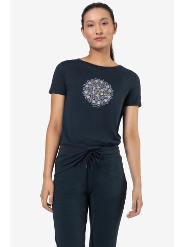 super.natural Merino T-Shirt in blau