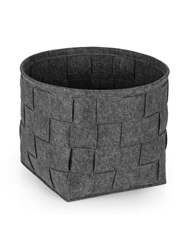 N8WERK Aufbewahrungskorb Filz 32x32x32cm dunkelgrau grau