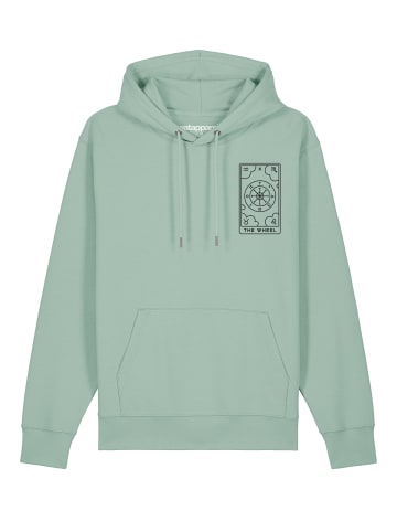 wat? Apparel Sweatshirt Tarot The Weel in Aloe