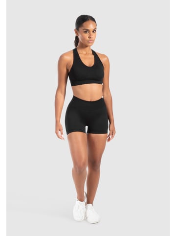 SMILODOX Shorts Kalea Seamless Scrunch in Schwarz