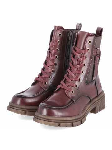rieker Schnürstiefel in bordeaux