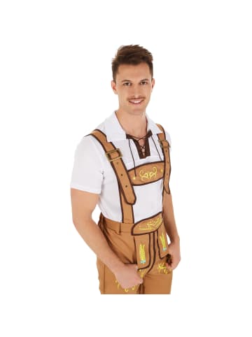 tectake Fesche Trachtenhose, beige