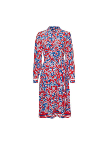 Kleid in island scarf red