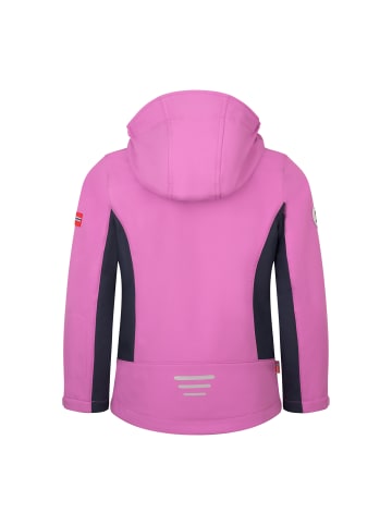 Trollkids Softshelljacke Oslofjord in mallow pink/navy