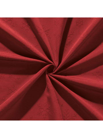 REDBEST Jacquard, Baumwollmischung Tischdecke Snowflake in rot
