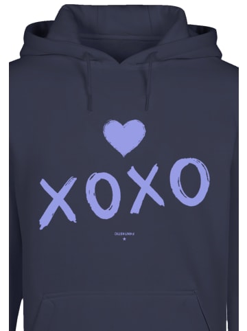 F4NT4STIC Hoodie Valentinstag xoxo in marineblau