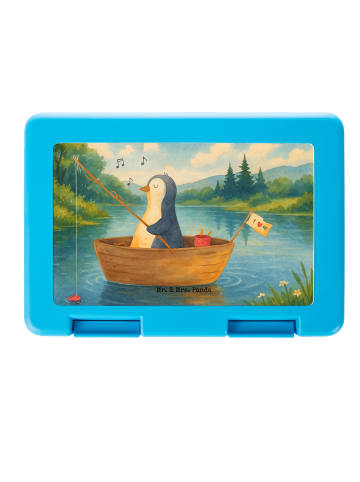 Mr. & Mrs. Panda Rundungerbrotdose Pinguin Angelboot Design ohne Sp... in Weiß