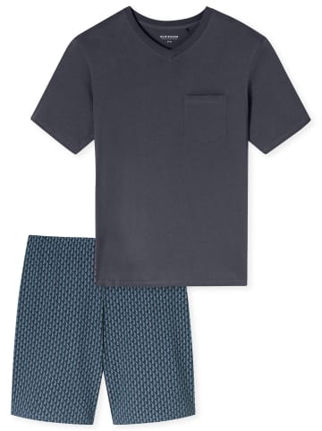 Schiesser Pyjama Comfort Essentials in graphit