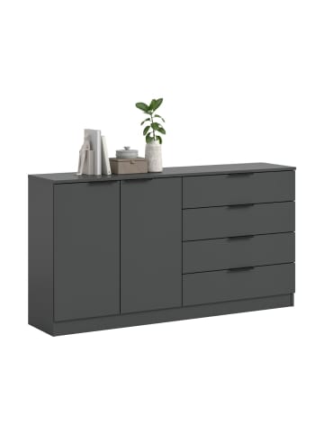 ebuy24 Sideboard Kopenhagen Anthrazit 148 x 35 cm