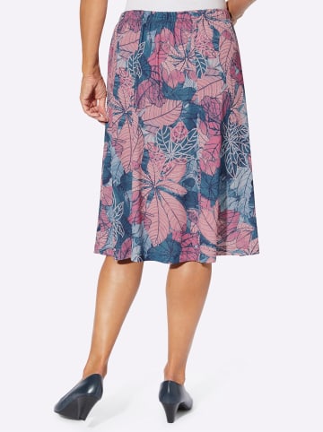 WITT WEIDEN Jersey-Rock in jeansblau-altrosa-bedruckt