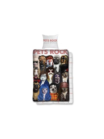 COFI 1453 Bettwäsche Set aus Baumwolle Bettdeckenbezug 140 × 200 cm mit 70 in Mehrfarbig