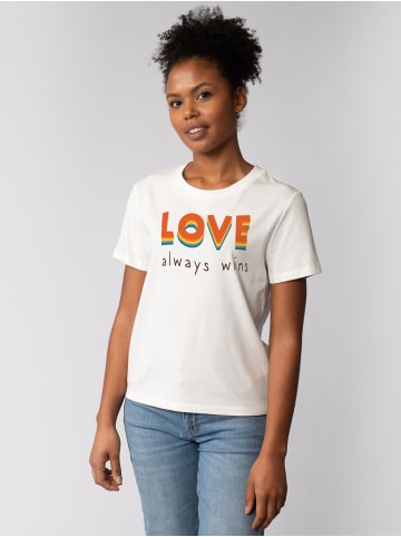 wat? Apparel T-Shirt Love always wins in Off White