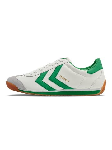 Hummel Schnürsenkel Sneaker Stadion Erwachsene in WHITE/GREEN