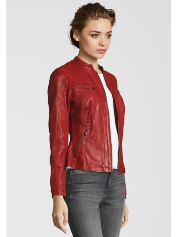 7eleven Lederjacke RUBY in RED