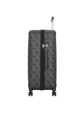 Guess Berta 4 Rollen Trolley 70 cm mit Dehnfalte in coal logo