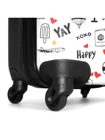 NoBoringSuitCases Suitcase, Koffer, Reisekoffer Kritzeleien