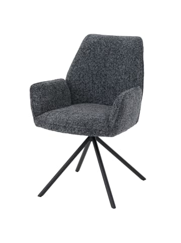 MCW Esszimmerstuhl G67, Gestell schwarz, dunkelgrau