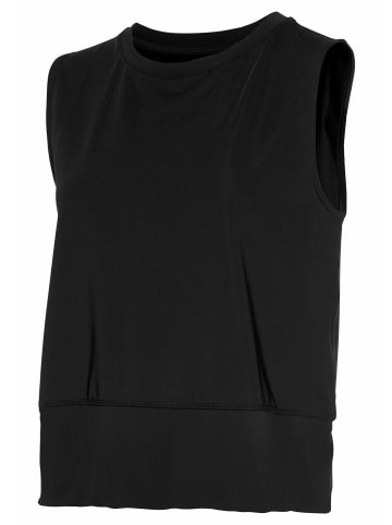 LASCANA ACTIVE Kurzarmshirt in schwarz