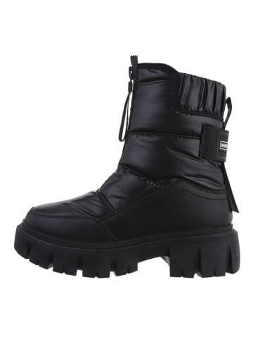 Ital-Design Stiefelette in Schwarz