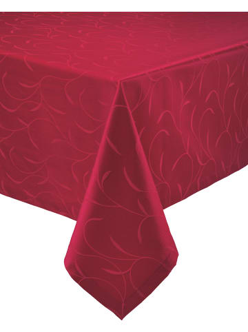 Erwin Müller Jacquard Tischdecke Remscheid in rubin