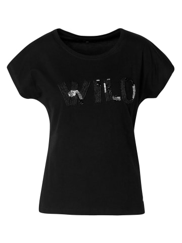 KOROSHI KurzÃ¤rmliges oberteil. in SCHWARZ