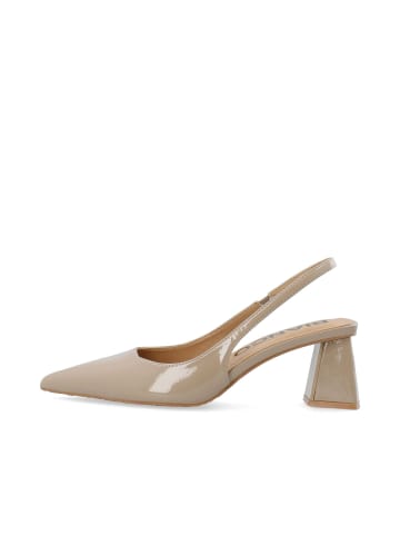 Bianco Pumps in Nougat