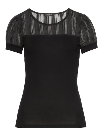 Melrose Spitzenshirt in schwarz