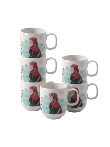 Villeroy & Boch 6er Set Becher mit Henkel Disney Frozen 280 ml in bunt