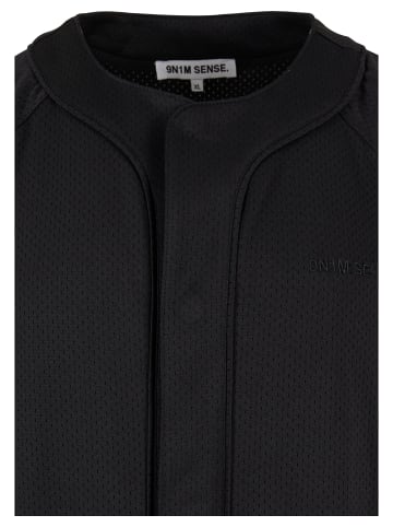 9N1M SENSE Mesh-T-Shirts in black