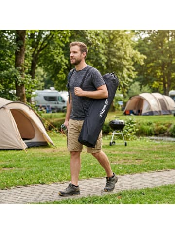 relaxdays Camping Stuhl in Schwarz