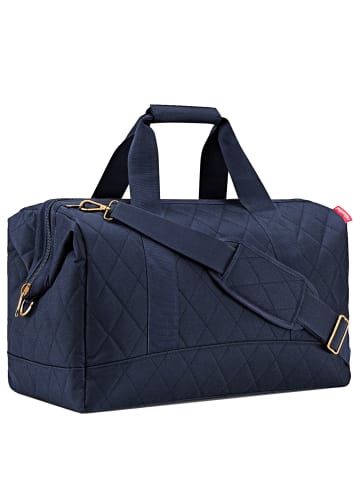 Reisenthel travelling allrounder L - Reisetasche 48 cm in rhombus midnight gold