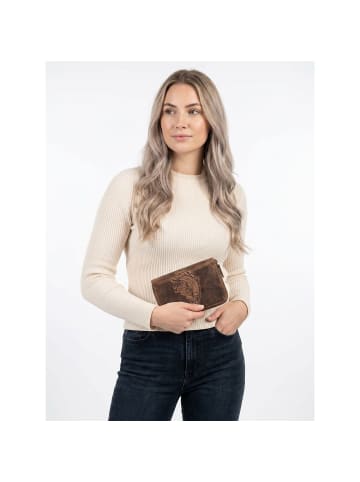 Greenburry Huntsman Geldbörse RFID Schutz Leder 10 cm brown 2