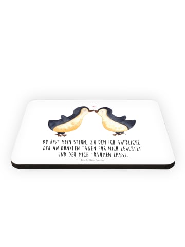 Mr. & Mrs. Panda Magnet Pinguin Liebe mit Spruch in Weiß