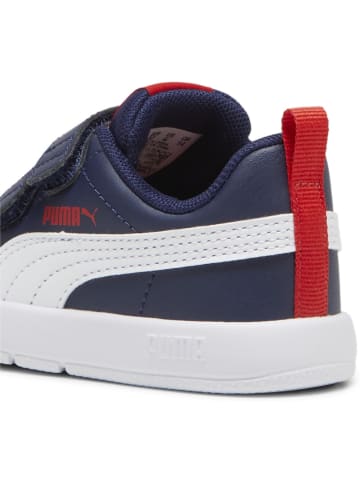 Puma Kinder Sneaker "Courtflex V3 V Inf" in Blau