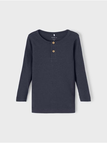 name it Langarmshirt in dark sapphire