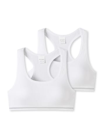 Schiesser Bustiers 2er-Pack Basic Kids in weiß