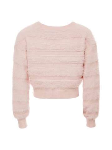 Swirly Strickjacke in Rosa