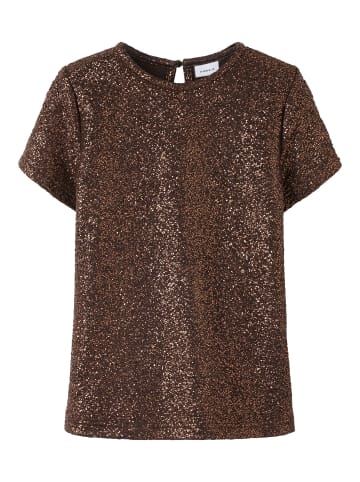 name it T-Shirt in Hot Fudge