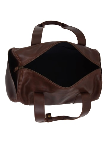 Buckle & Seam Franz Weekender Reisetasche Leder 23 cm brown