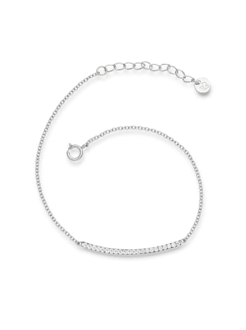 Glanzstücke München Armband Sterling Silber Zirkonia weiß in silber