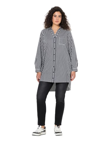 Ulla Popken Hemdbluse in marine