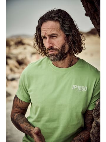 JP1880 Kurzarm T-Shirt in lindgrün