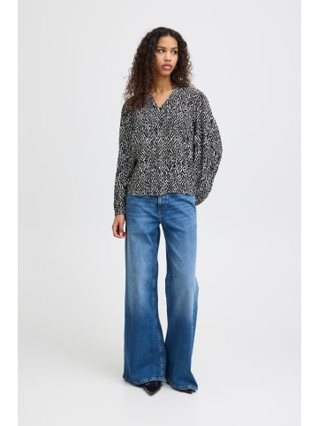 ICHI Langarmbluse IHVERA LS14 20121458 moderne Bluse in Bunt