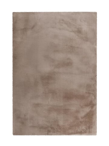 Kayoom Hochflor Teppich Rabbit in taupe - rechteckig