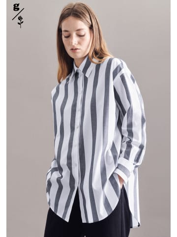 Seidensticker Longbluse Oversized fit in Dunkelblau