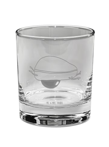 Mr. & Mrs. Panda Whiskyglas Avocado Yoga ohne Spruch in Transparent