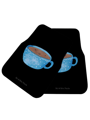 Mr. & Mrs. Panda Automatte Kaffee Tasse ohne Spruch in Schwarz